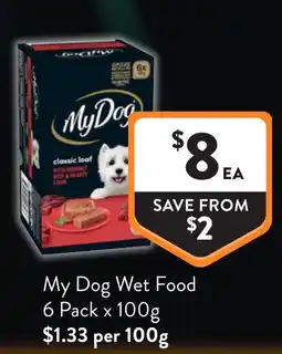 Foodworks My Dog Wet Food offer