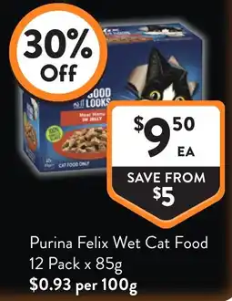 Foodworks Purina Felix Wet Cat Food offer