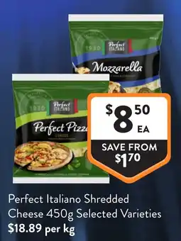 Foodworks Perfect Italiano Shredded Cheese offer