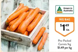 Foodworks Pre-Packed Carrots offer