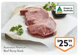 Foodworks Australian Premium Beef Rump Steak offer