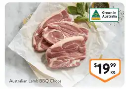 Foodworks Australian Lamb BBQ Chops offer