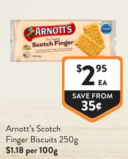 Foodworks Arnott's Scotch Finger Biscuits offer