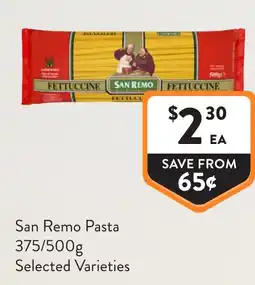 Foodworks San Remo Pasta offer