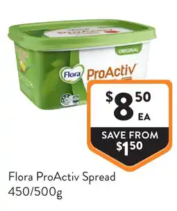 Foodworks Flora proactiv spread offer