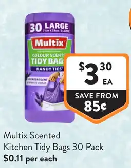 Foodworks Multix Scented Kitchen Tidy Bags offer