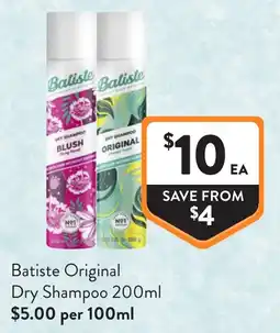 Foodworks Batiste Dry Shampoo offer