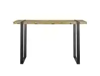 LivingStyles Coreen Reclaimed Elm Timber & Iron Console Table, 150cm offer