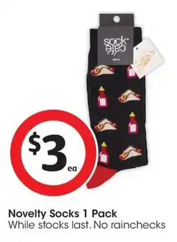 Coles Novelty Socks offer