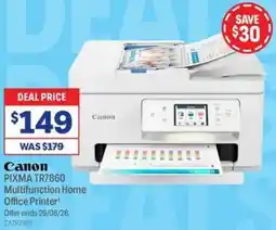 Officeworks Canon PIXMA TR7860 Multifunction Home offer