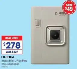 Officeworks FUJIFILM Instax Mini LiPlay Plus offer