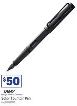 Officeworks LAMY Design, Made in Germany Safari Fountain Pen offer
