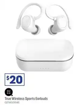 Officeworks True Wireless Sports Earbuds offer