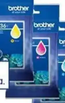 Officeworks Brother LC536 Ink Cartridge Magenta offer