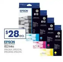 Officeworks Epson 812 DURABrite Ultra Ink Cartridge Black offer