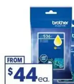 Officeworks Brother LC536 Ink Cartridge Yellow offer