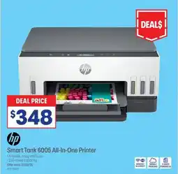 Officeworks HP Smart Tank 6005 All-In-One Printer offer