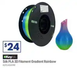 Officeworks Keytek Silk PLA 3D Filament Gradient Rainbow offer
