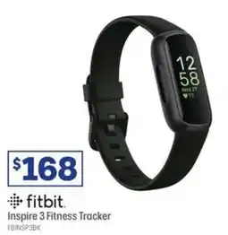 Officeworks Fitbit Inspire 3 Fitness Tracker Black offer