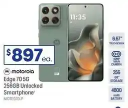 Officeworks motorola edge 70 5G 256GB Lily Pad offer