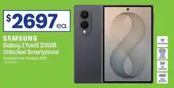 Officeworks Samsung Galaxy Z Fold8 256GB Graphite offer