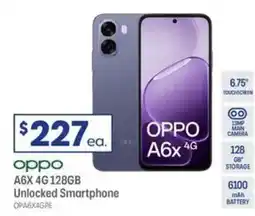 Officeworks OPPO A6x 4G 128GB Plum Purple offer