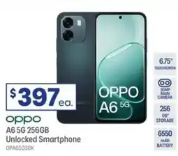Officeworks OPPO A6 5G 256GB Sapphire Black offer