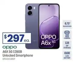 Officeworks OPPO A6X 5G 128GB Black Purple offer