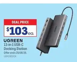 Officeworks UGREEN 13 in 1 USB-C Docking Station offer