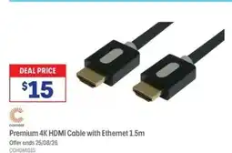Officeworks Comsol Premium 4K HDMI Cable with Ethernet 1.5m offer