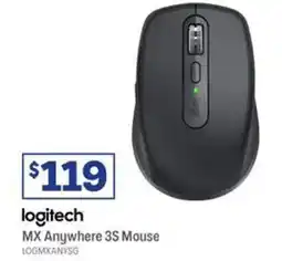 Officeworks Logitech MX Anywhere 3S Mouse Graphite offer