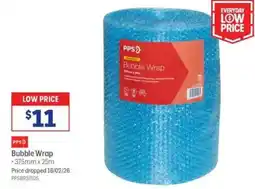 Officeworks PPS 375mm x 25m Bubble Wrap Roll offer