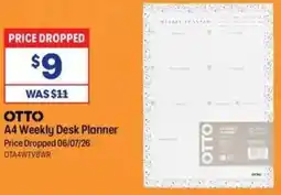 Officeworks OTTO A4 Weekly Desk Planner offer