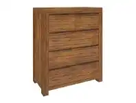LivingStyles Ashton Mountain Ash Timber Tallboy offer