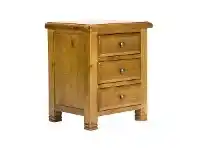 LivingStyles Langston Pine Timber Bedside Table offer