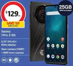 Coles Telstra T-Pro 2 5G offer