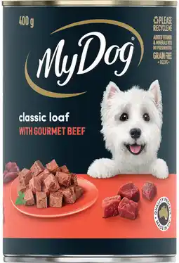 IGA My Dog Wet Dog Food Selected Varieties offer