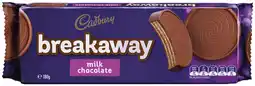 IGA Cadbury Breakaway Milk Chocolate Biscuits offer