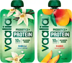 IGA Vaalia Probiotic+ Protien Yoghurt Selected Varieties offer