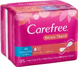IGA Carefree Barely There Unscented Liners offer