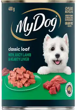 IGA My Dog Wet Dog Food Selected Varieties offer