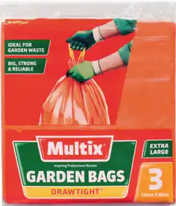 IGA Multix Drawtight Extra Large Garden Bags offer