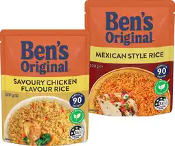 IGA Ben’s Original Flavoured Rice 220‑250g Selected Varieties offer