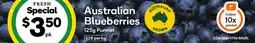 Woolworths Australian Blueberries offer
