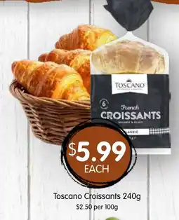 Spudshed Toscano Croissants offer