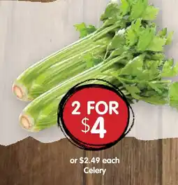 Spudshed Celery offer