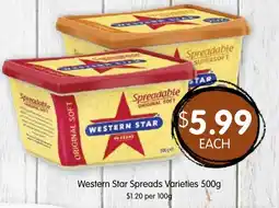 Spudshed Western Star Spreads Varieties offer