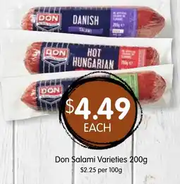 Spudshed Don Salami Varieties offer