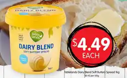 Spudshed Tablelands Dairy Blend Soft Buttery Spread offer