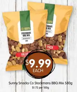 Spudshed Sunny Snacks Co Stockmans BBQ Mix offer